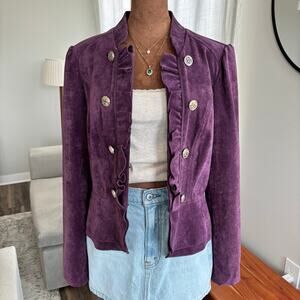 Vintage Inspired Kate Rosy Military Style Jacket Ornate Buttons Size Medium